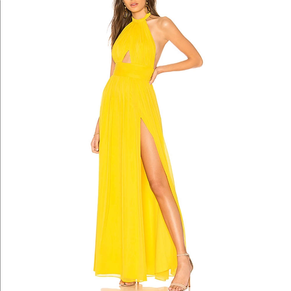 Hazel Gown in Canary Yellow